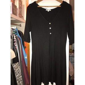 black long sleeve dress
